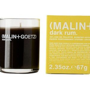 (Malin + Goetz) Dark Rum Votive Candle Miniature 67g / travel bestseller santal